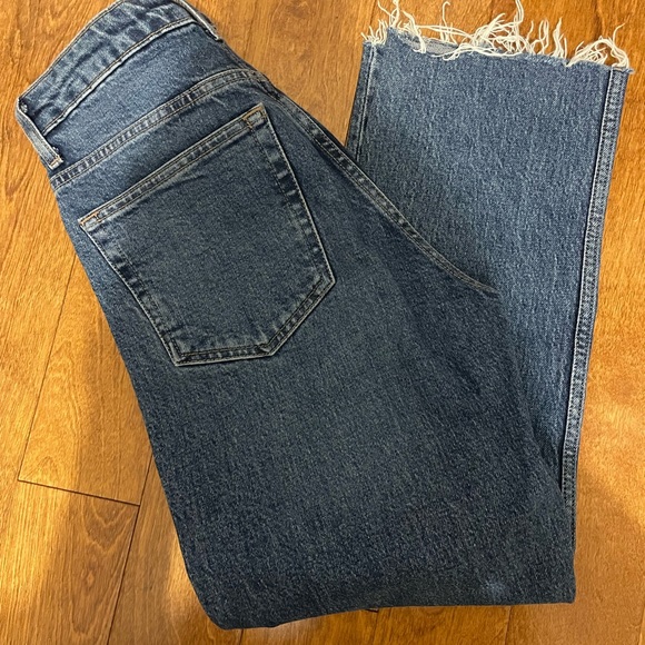 EUC Topshop cropped loose jeans - Picture 2 of 3